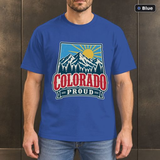Colorado Proud Shirt, Vintage Colorado State Pride T-Shirt 2