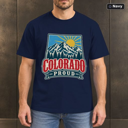 Colorado Proud Shirt, Vintage Colorado State Pride T-Shirt 4