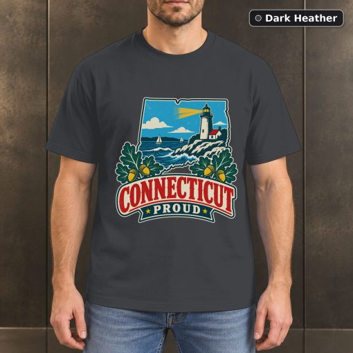 Connecticut Proud Shirt, Vintage Connecticut State Pride T-Shirt 3