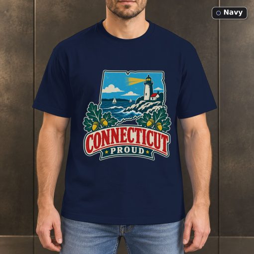 Connecticut Proud Shirt, Vintage Connecticut State Pride T-Shirt 4