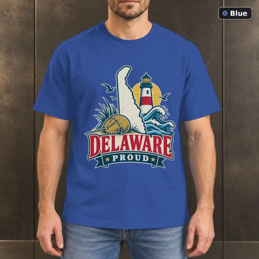Delaware Proud Shirt, Vintage Delaware State Pride T-Shirt 2