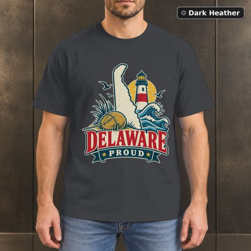 Delaware Proud Shirt, Vintage Delaware State Pride T-Shirt 3