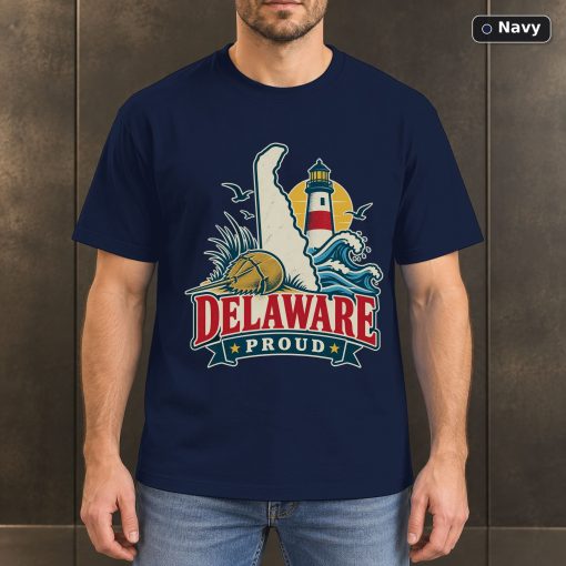 Delaware Proud Shirt, Vintage Delaware State Pride T-Shirt 4