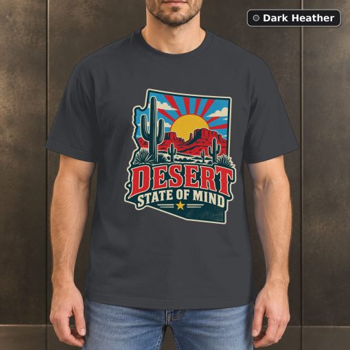 Desert State of Mind Shirt, Vintage Arizona Pride T-Shirt 3
