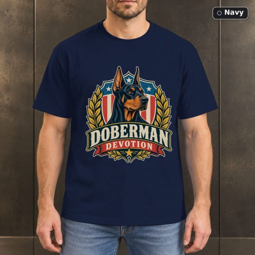 Doberman Devotion Shirt, Vintage Doberman Pinscher Dog Lover T-Shirt 4