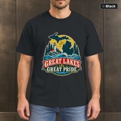 Great Lakes Great Pride Shirt, Vintage Michigan T-Shirt Great Lakes Great Pride Shirt, Vintage Michigan T-Shirt