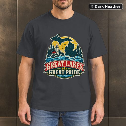 Great Lakes Great Pride Shirt, Vintage Michigan T-Shirt 3