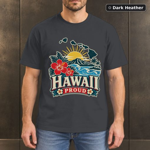 Hawaii Proud Shirt, Vintage Hawaii State Pride T-Shirt 3