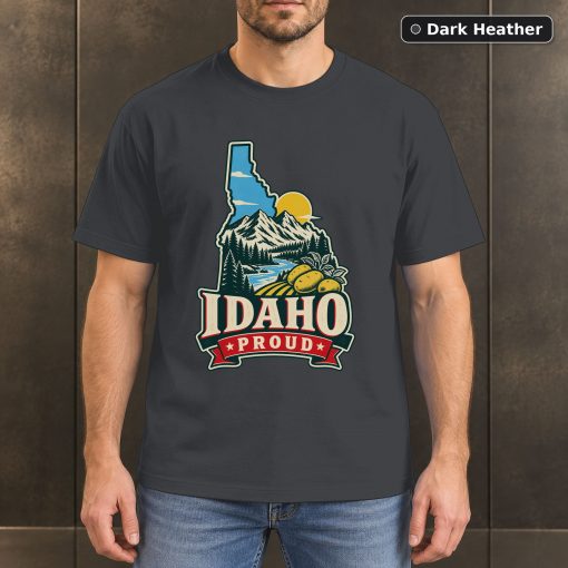 Idaho Proud Shirt, Vintage Idaho State Pride T-Shirt 3