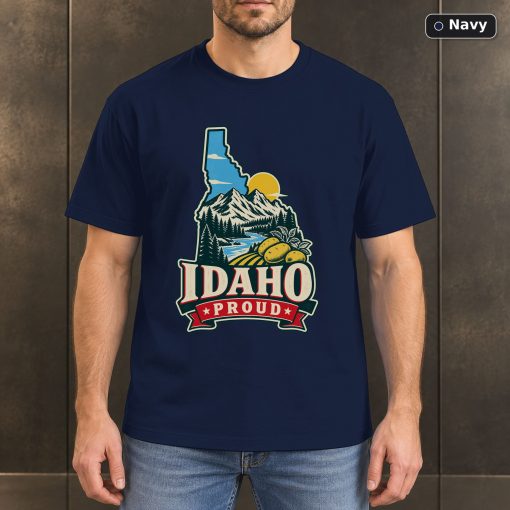 Idaho Proud Shirt, Vintage Idaho State Pride T-Shirt 4
