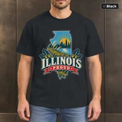 Illinois Proud Shirt, Vintage Illinois State Pride T-Shirt Illinois Proud Shirt, Vintage Illinois State Pride T-Shirt