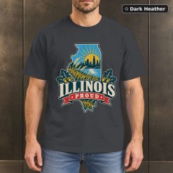 Illinois Proud Shirt, Vintage Illinois State Pride T-Shirt 6