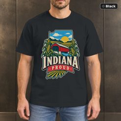 Indiana Proud Shirt, Vintage Indiana State Pride T-Shirt Indiana Proud Shirt, Vintage Indiana State Pride T-Shirt