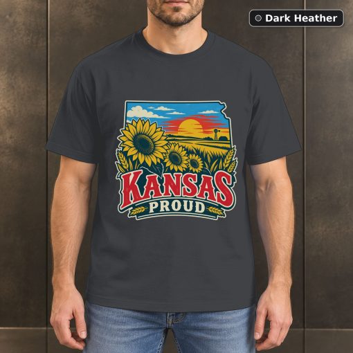 Kansas Proud Shirt, Vintage Kansas State Pride T-Shirt 3