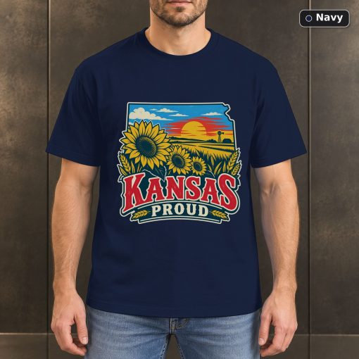 Kansas Proud Shirt, Vintage Kansas State Pride T-Shirt 4