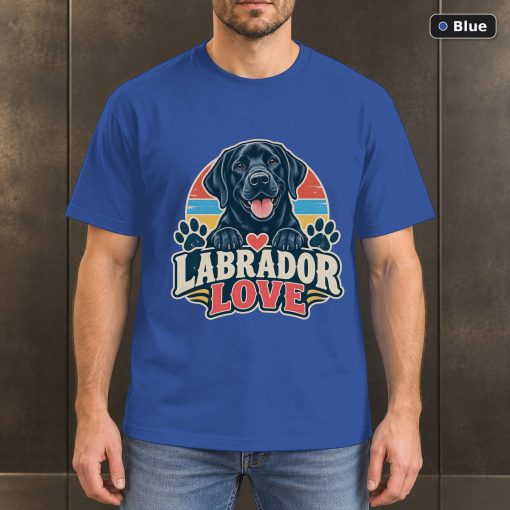 Labrador Love Shirt, Vintage Labrador Retriever Dog Lover T-Shirt 2