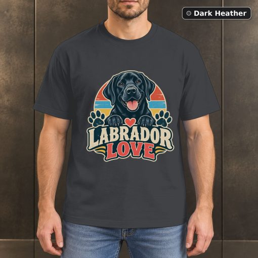 Labrador Love Shirt, Vintage Labrador Retriever Dog Lover T-Shirt 3