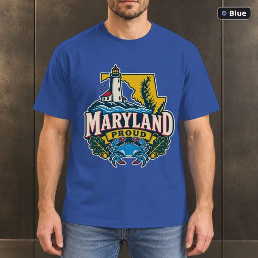 Maryland Proud Shirt, Vintage Maryland State Pride T-Shirt 2