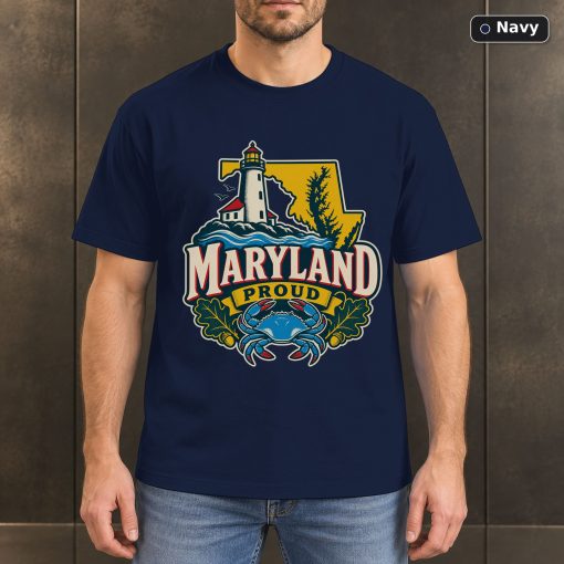 Maryland Proud Shirt, Vintage Maryland State Pride T-Shirt 4