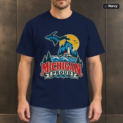 Michigan Proud Shirt, Vintage Michigan State Pride T-Shirt 7