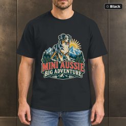 Mini Aussie Big Adventure Shirt, Vintage Miniature American Shepherd Dog Lover T-Shirt Mini Aussie Big Adventure Shirt, Vintage Miniature American Shepherd Dog Lover T-Shirt
