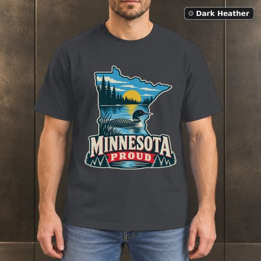 Minnesota Proud Shirt, Vintage Minnesota State Pride T-Shirt 3