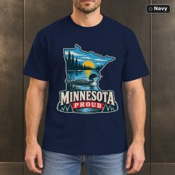 Minnesota Proud Shirt, Vintage Minnesota State Pride T-Shirt 7