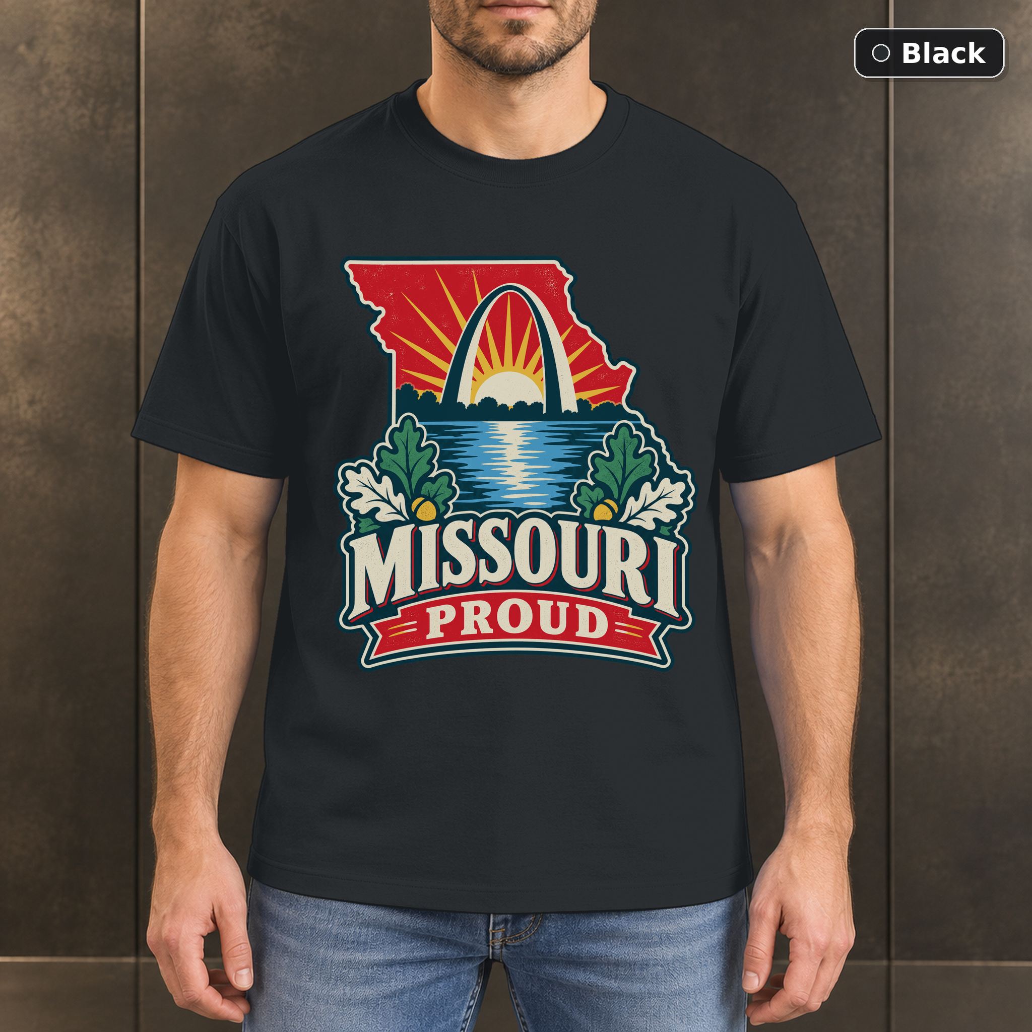 Missouri Proud Shirt, Vintage Missouri State Pride T-Shirt Missouri Proud Shirt, Vintage Missouri State Pride T-Shirt