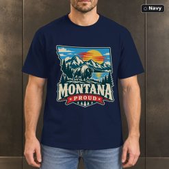Montana Proud Shirt, Vintage Montana State Pride T-Shirt 7