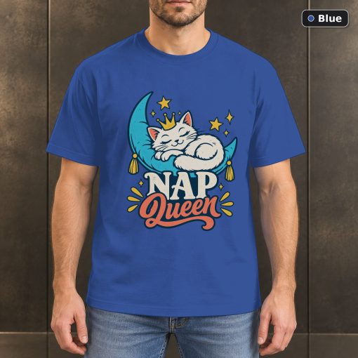 Nap Queen Shirt, Cute Sleeping Cat T-Shirt 2