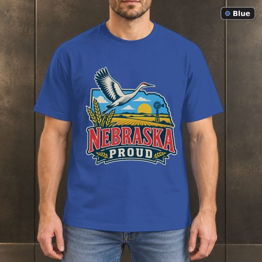 Nebraska Proud Shirt, Vintage Nebraska State Pride T-Shirt 2