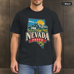 Nevada Proud Shirt, Vintage Nevada State Pride T-Shirt