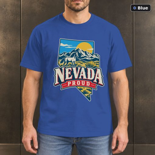 Nevada Proud Shirt, Vintage Nevada State Pride T-Shirt 2