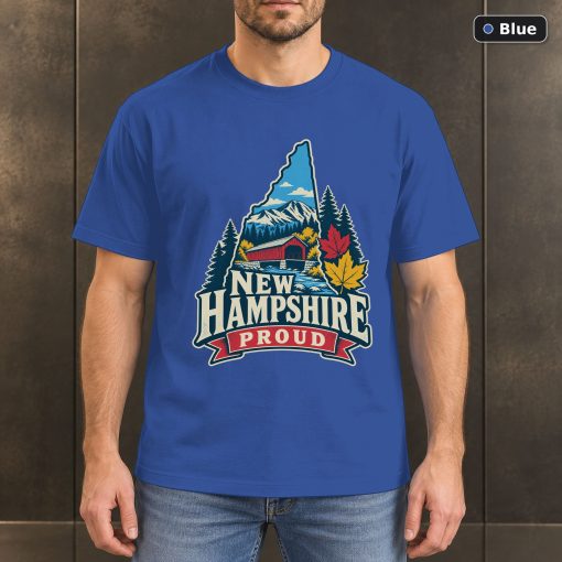 New Hampshire Proud Shirt, Vintage New Hampshire State Pride T-Shirt 2