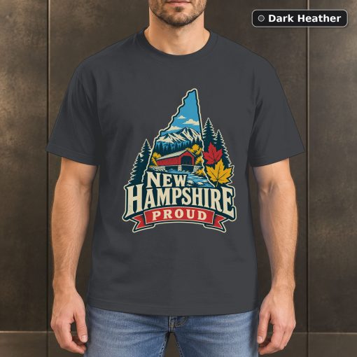 New Hampshire Proud Shirt, Vintage New Hampshire State Pride T-Shirt 3