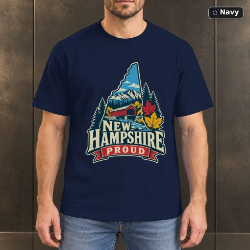 New Hampshire Proud Shirt, Vintage New Hampshire State Pride T-Shirt 4