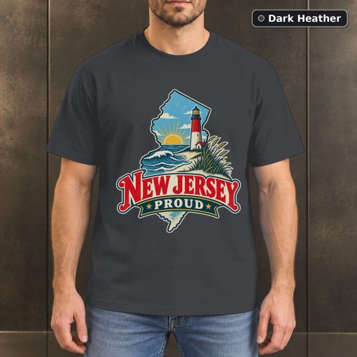 New Jersey Proud Shirt, Vintage New Jersey State Pride T-Shirt 3