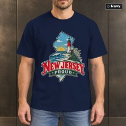 New Jersey Proud Shirt, Vintage New Jersey State Pride T-Shirt 7
