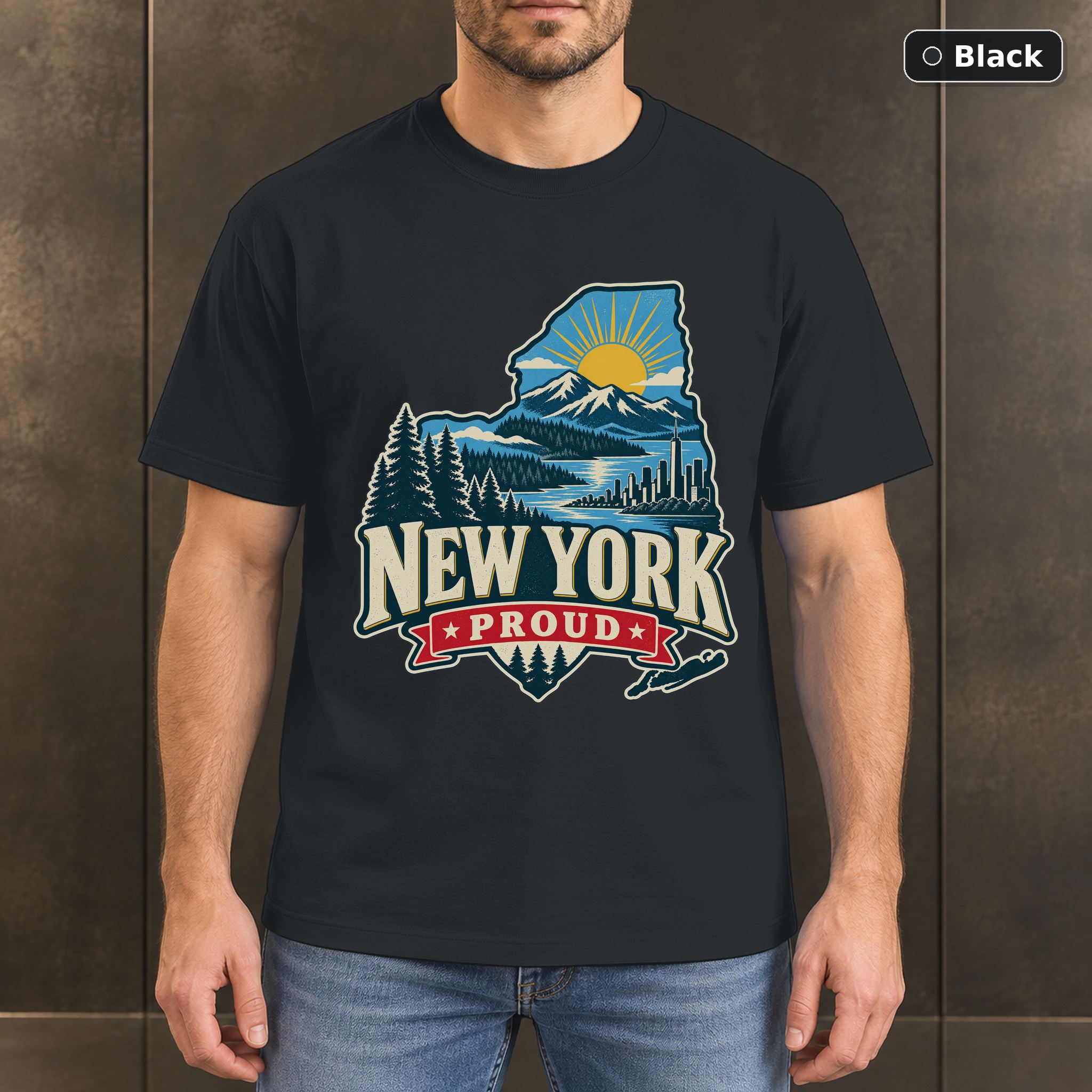 New York Proud Shirt, Vintage New York State Pride T-Shirt New York Proud Shirt, Vintage New York State Pride T-Shirt