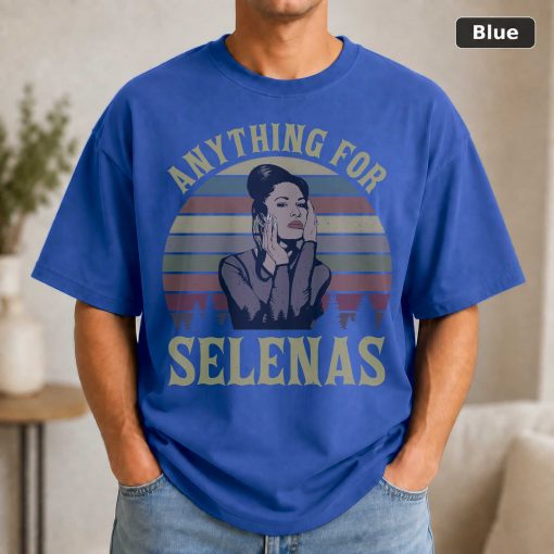 Anything For Selenas Retro Vintage T-Shirt, Selena Quintanilla Shirt, Selenas Shirt, Singer Shirt, Music Lovers Shirt, C 2