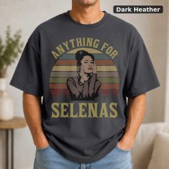 Anything For Selenas Retro Vintage T-Shirt, Selena Quintanilla Shirt, Selenas Shirt, Singer Shirt, Music Lovers Shirt, C 7