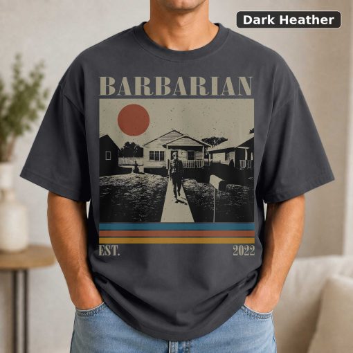 Barbarian T-Shirt Retro Graphic Tee, Unisex Cotton Blend 3