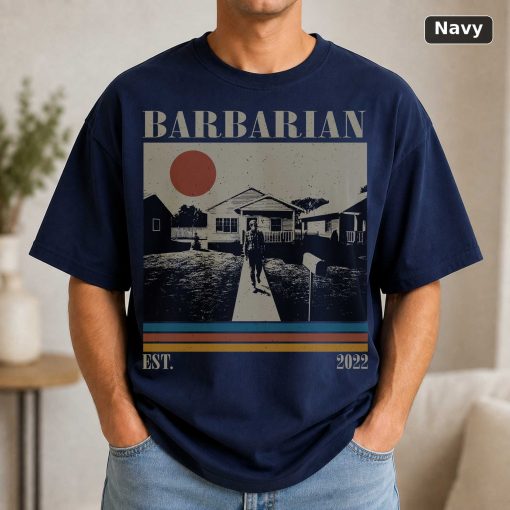Barbarian T-Shirt Retro Graphic Tee, Unisex Cotton Blend 5