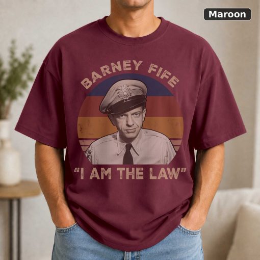 Barney Fife I Am The Law Vintage Movie Shirt 4