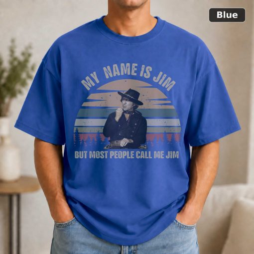 Blazing Saddles Jim Funny Movie T-Shirt, Classic Comedy Retro Graphic Tee 2