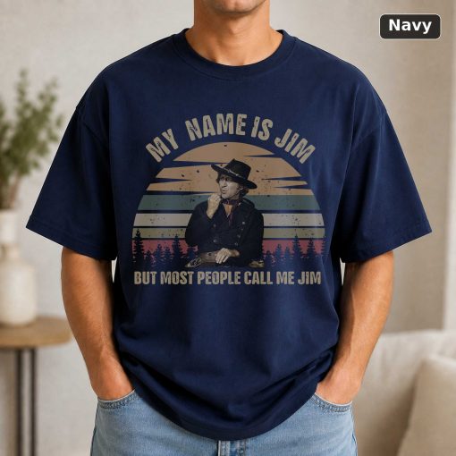 Blazing Saddles Jim Funny Movie T-Shirt, Classic Comedy Retro Graphic Tee 5