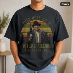 Buck Russell T-Shirt, ‘Ritual Killing’ Movie Quote, Unisex Black Tee Buck Russell T-Shirt, ‘Ritual Killing’ Movie Quote, Unisex Black Tee