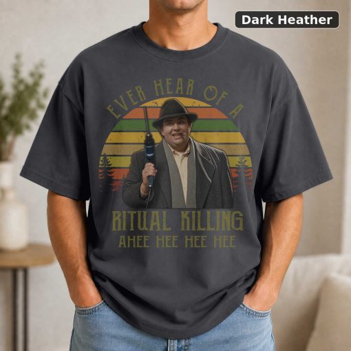 Buck Russell T-Shirt, 'Ritual Killing' Movie Quote, Unisex Black Tee 3