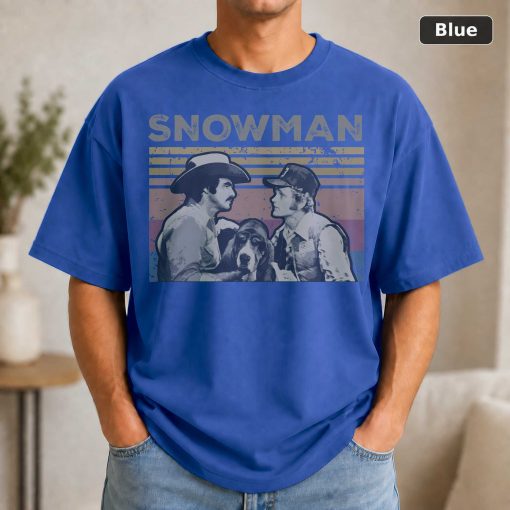 Cledus Snow and Burt Reynolds, Snowman Shirt Vintage T Shirt Unisex 2