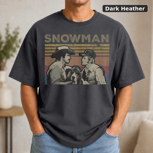 Cledus Snow and Burt Reynolds, Snowman Shirt Vintage T Shirt Unisex 3